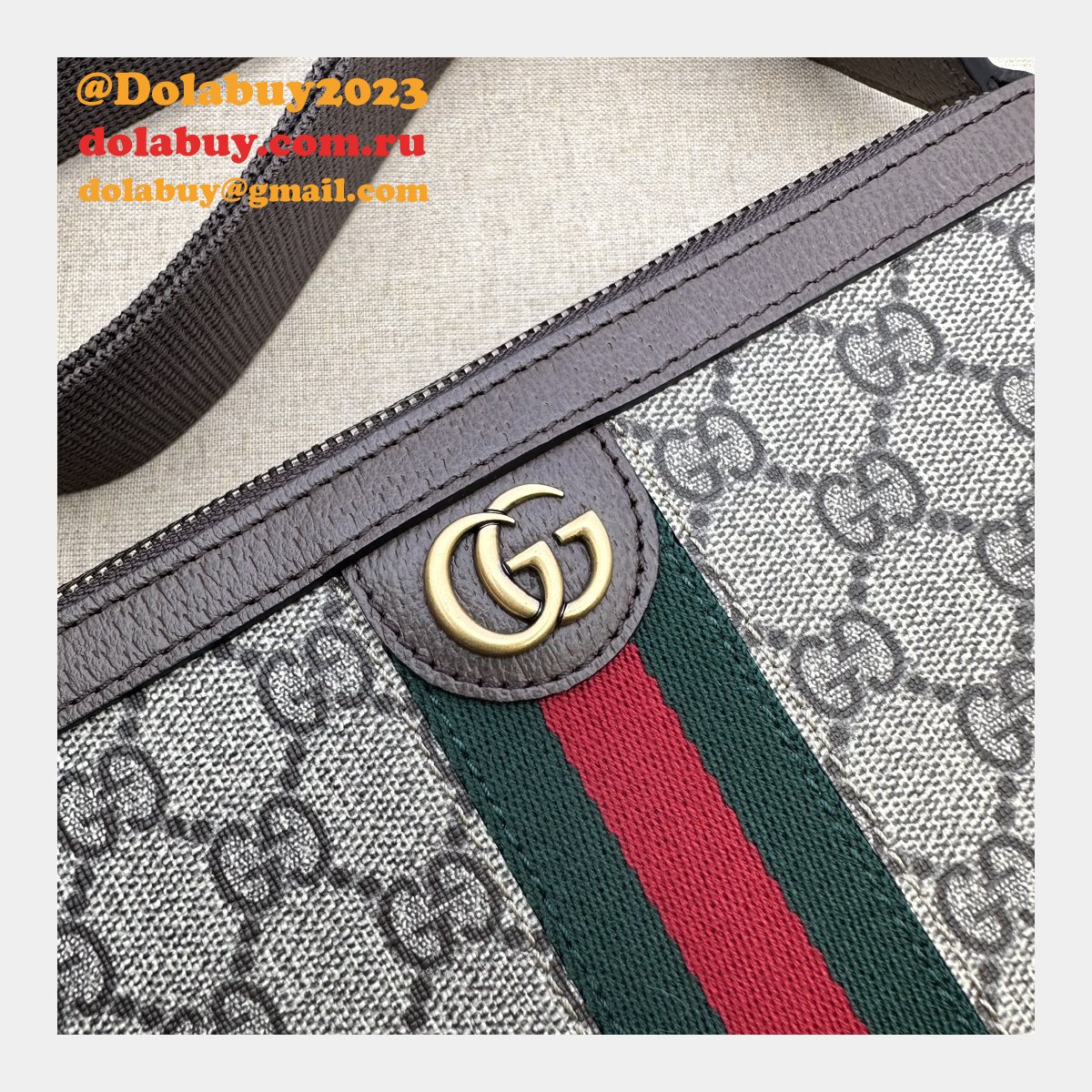Duplicate Ophidia GG Canvas Gucci 771174 Designer Fake Bag