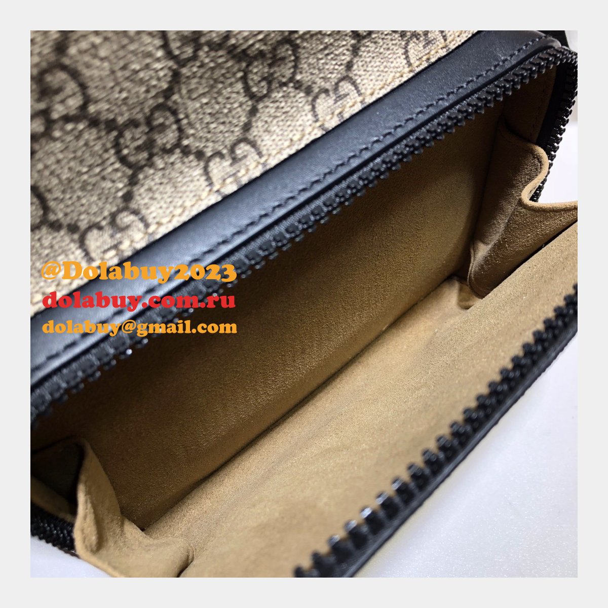 Gucci High Quality Replica 429020 GG Monogram Supreme Backpack Bag