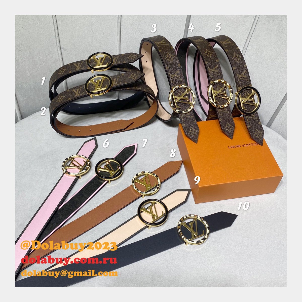 Replica Louis Vuitton All Around 35mm Belts