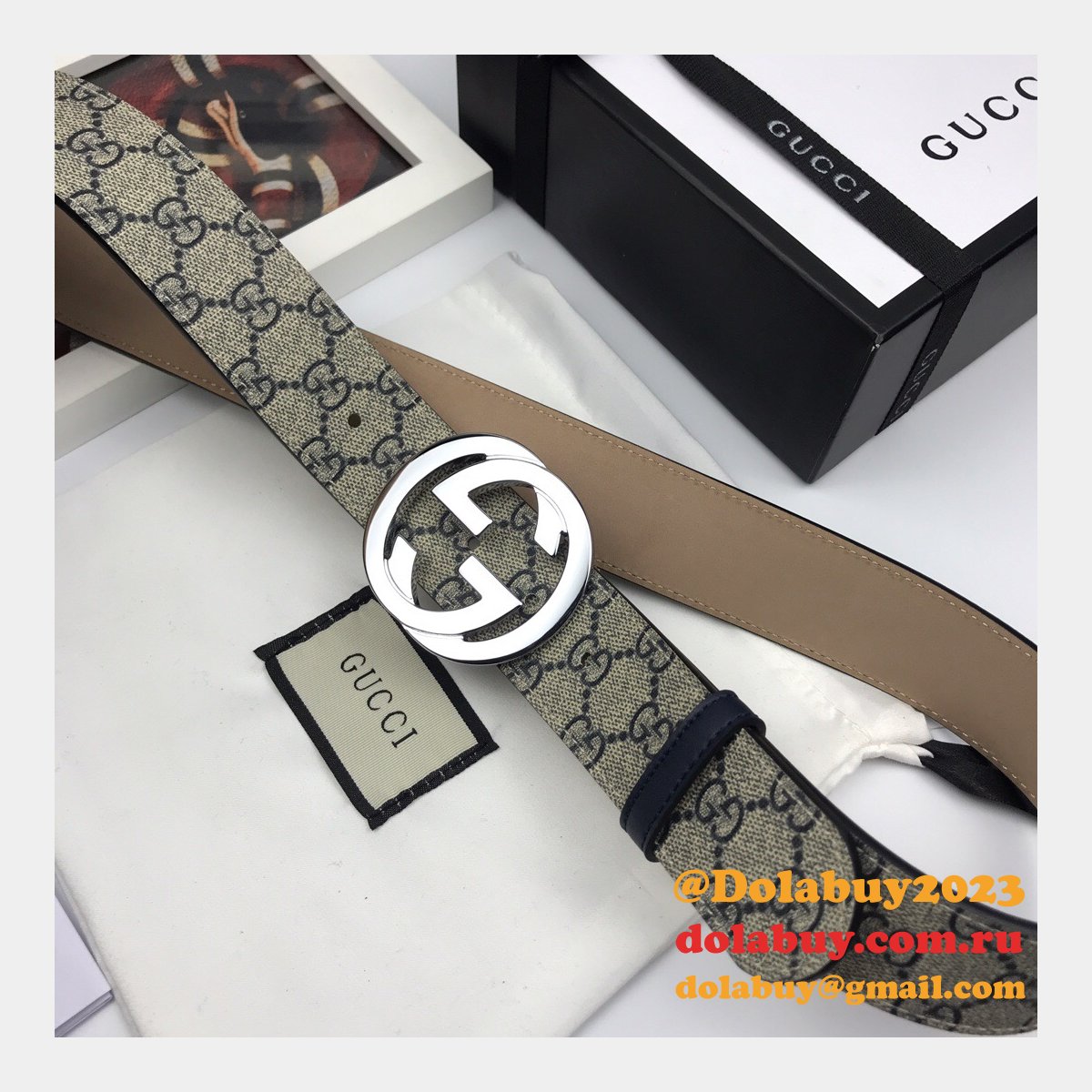 Gucci Belt With Double G Buckle 38mm Cheap