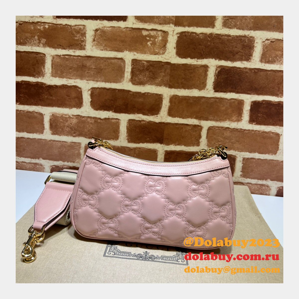 Best Gucci GG AAA+ Matelassé Luxury 735049 Handbag