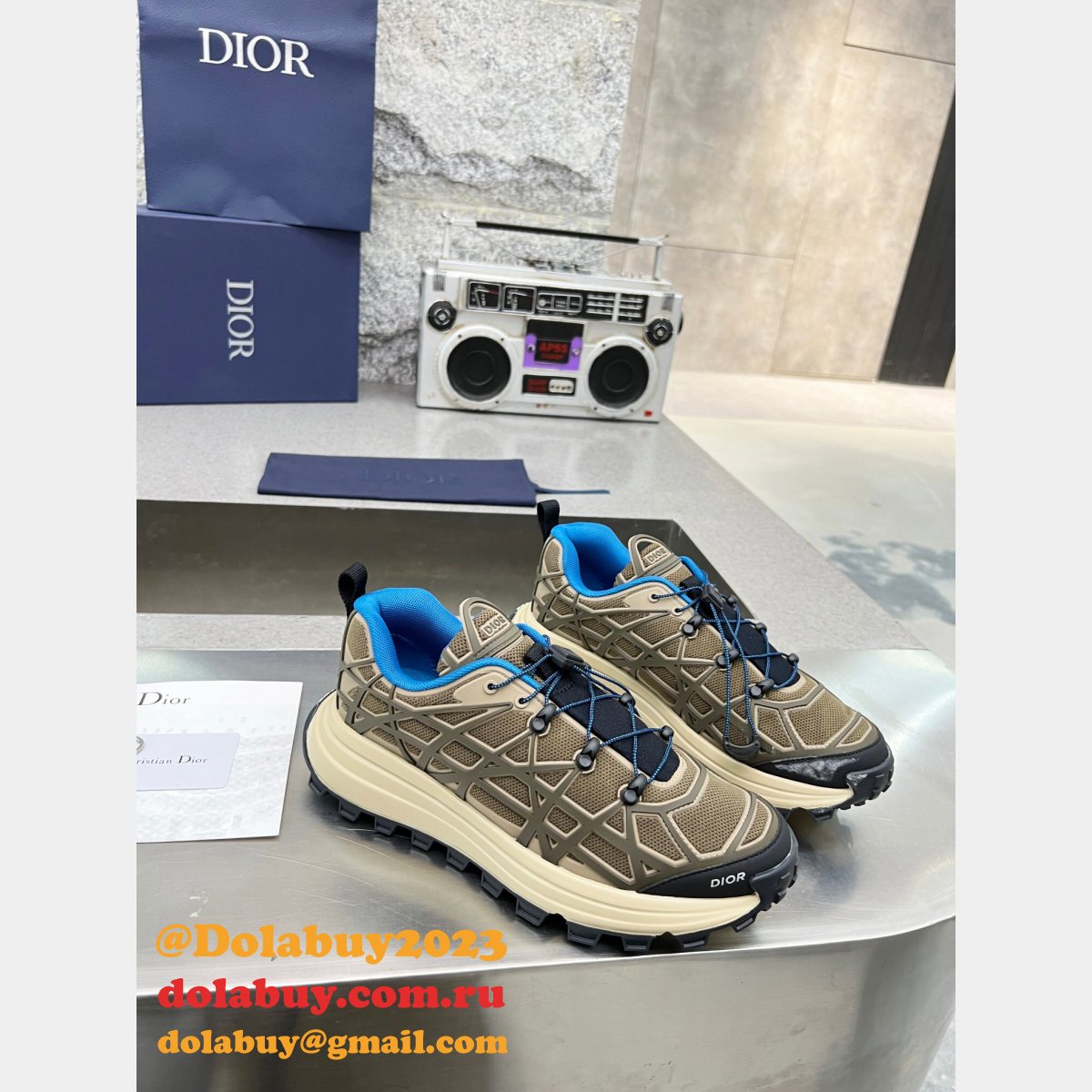 Designer High Quality Dior Replica CD Diamond Shoe Online