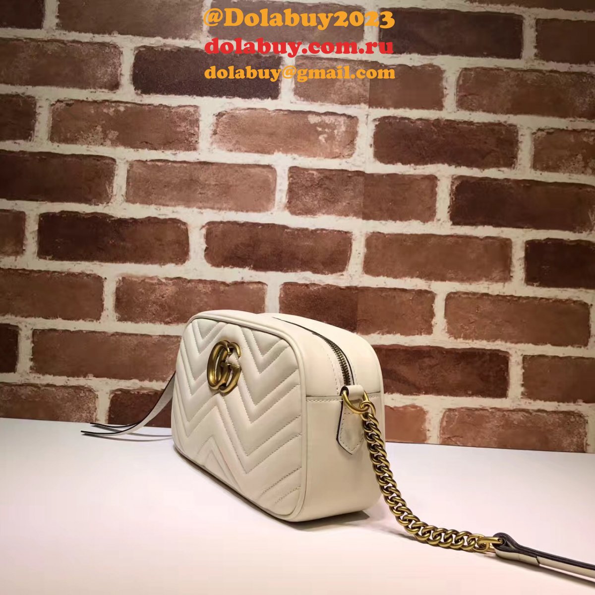 Luxury Gucci Fake 447632 Gg Marmont Crossbody Bags for Women