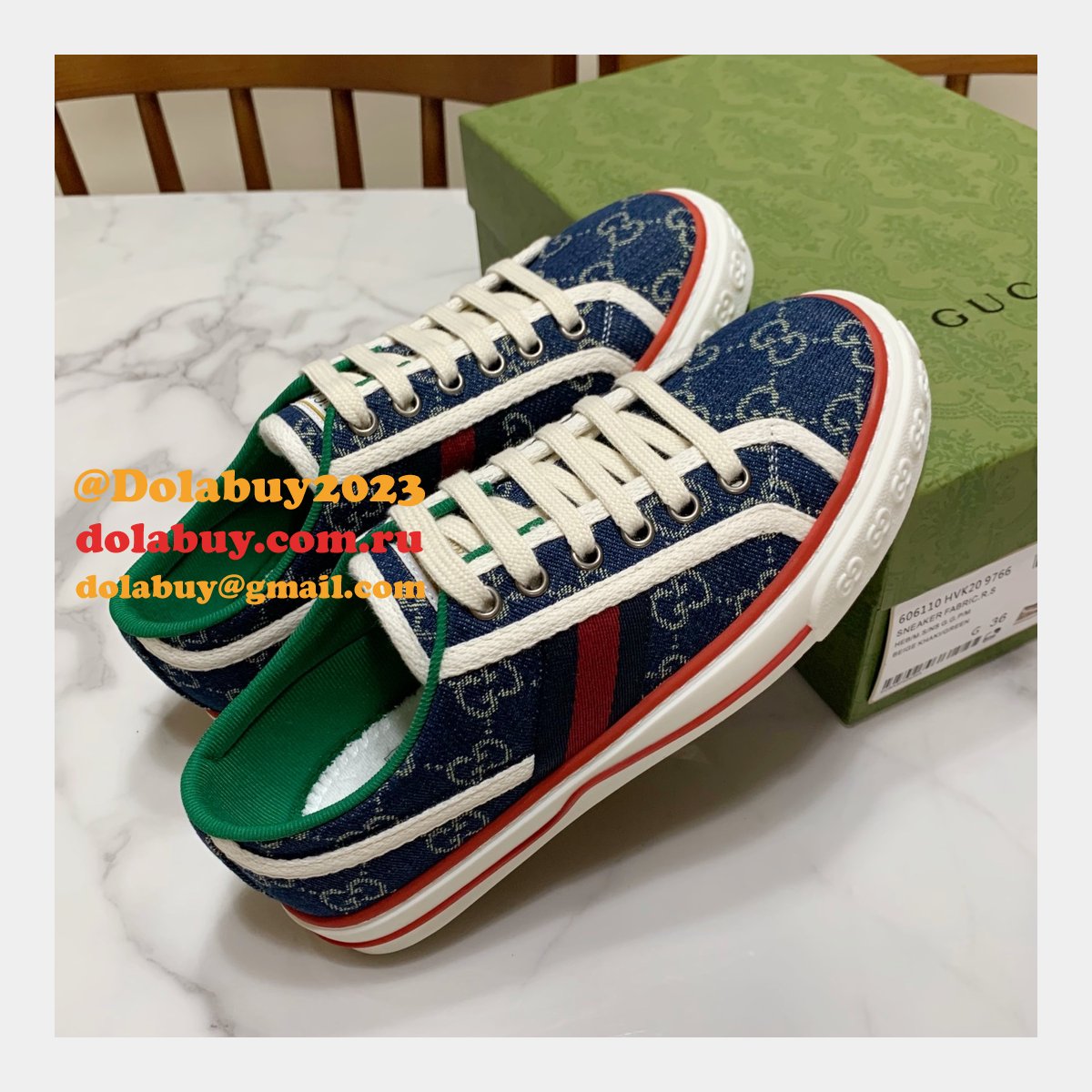 Replica Gucci Canvas Shoes 1977 Series Women/Men Quality For Sale