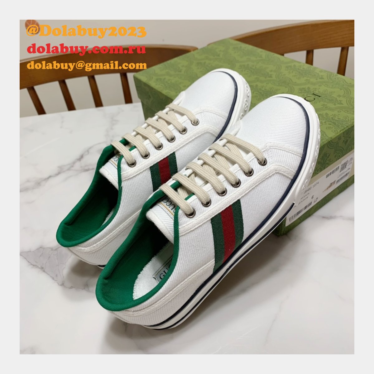 Duplicate Men/Women Best 1977 Gucci Replica High Quality Canvas Shoes