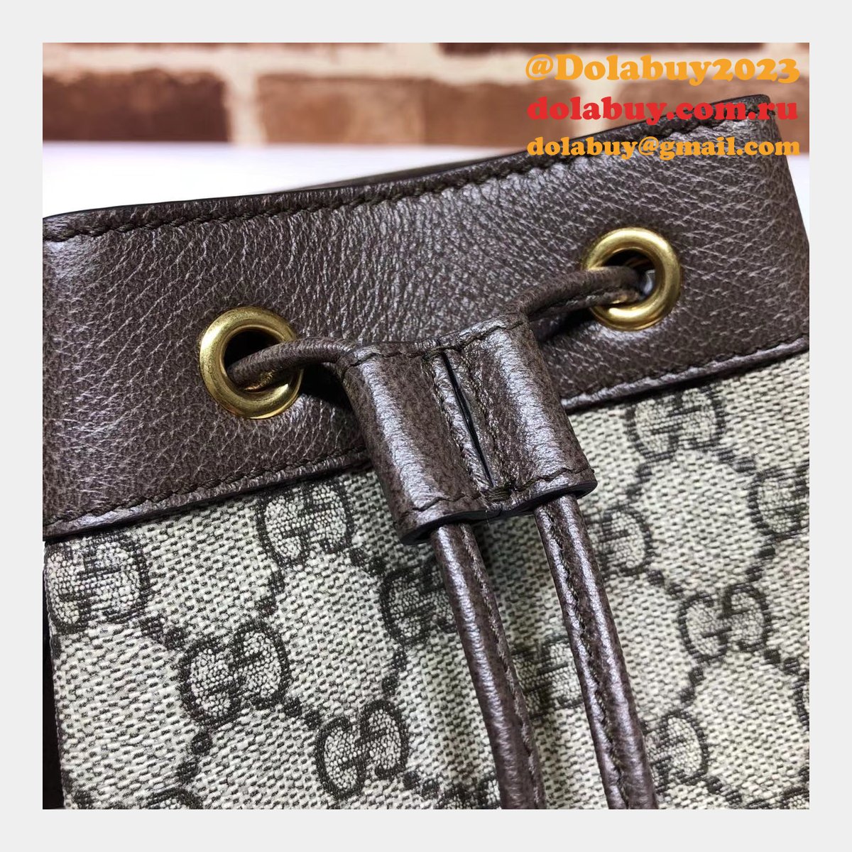 AAA+ Gucci Replica GG Supreme Ophidia Mini Bucket 550620 Bag