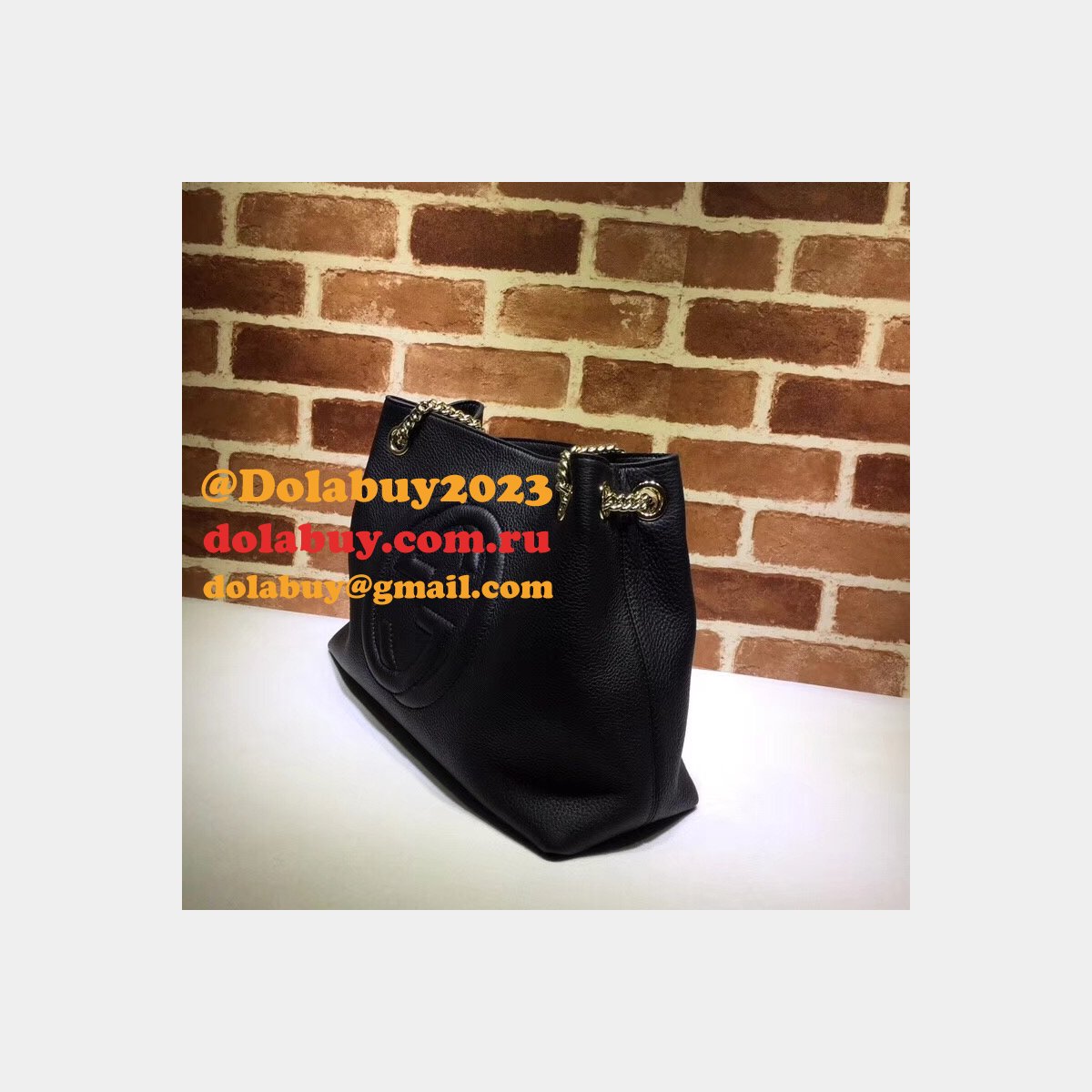 7 Star Gucci Replica Soho leather shoulder 308982 bag