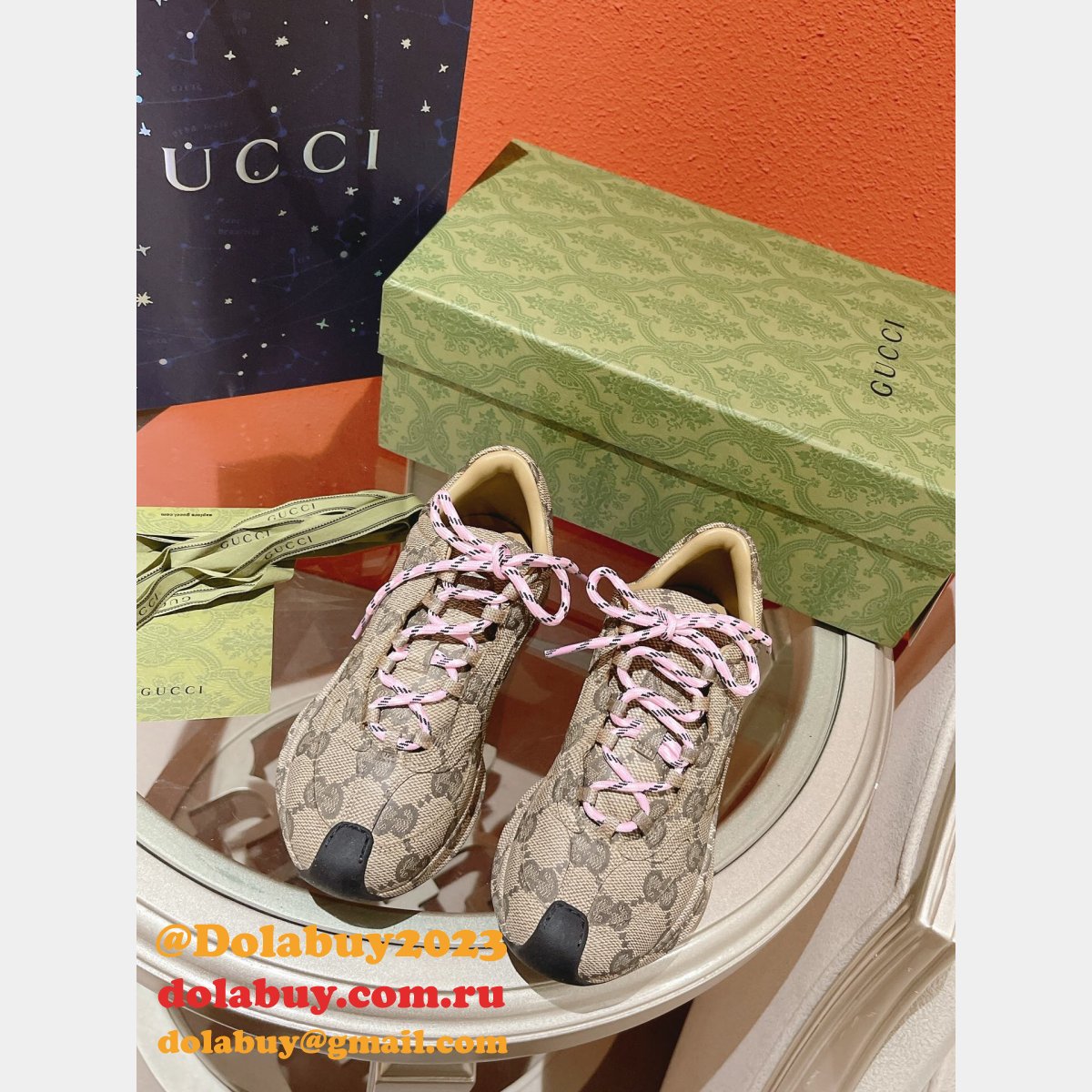 High Quality Copy Run Shoes Gucci Togo Luxury Designer