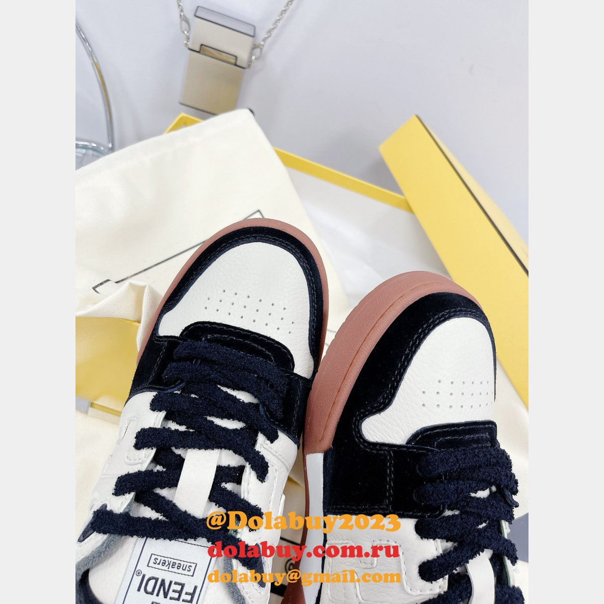 Best Quality Replica Fendi Match TUP F Logo Shoes and Sneaker