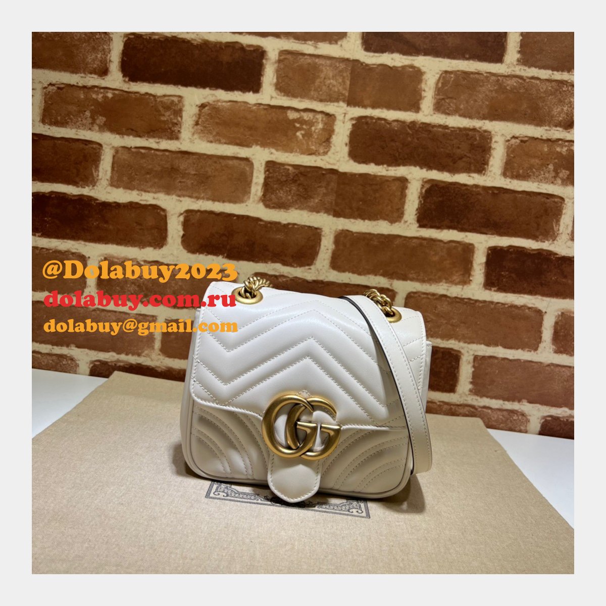 Gucci Replicas GG Marmont 739682 Shoulder Wholesale Bag