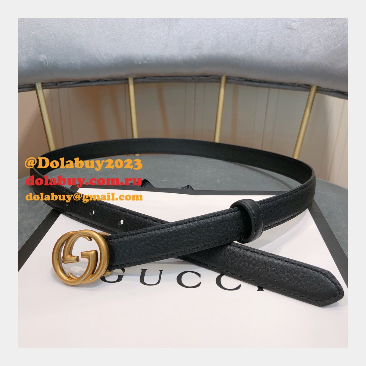 Gucci Belt With Double G Buckle 20mm,30mm,40mm Black Luxury