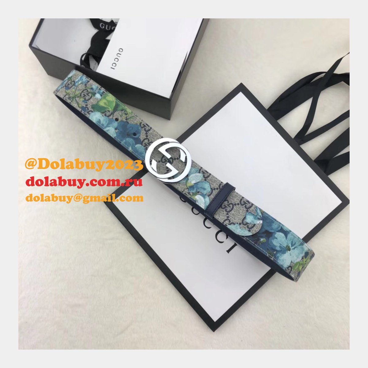Gucci Belt With Double G Buckle 38mm-1 Top Quality