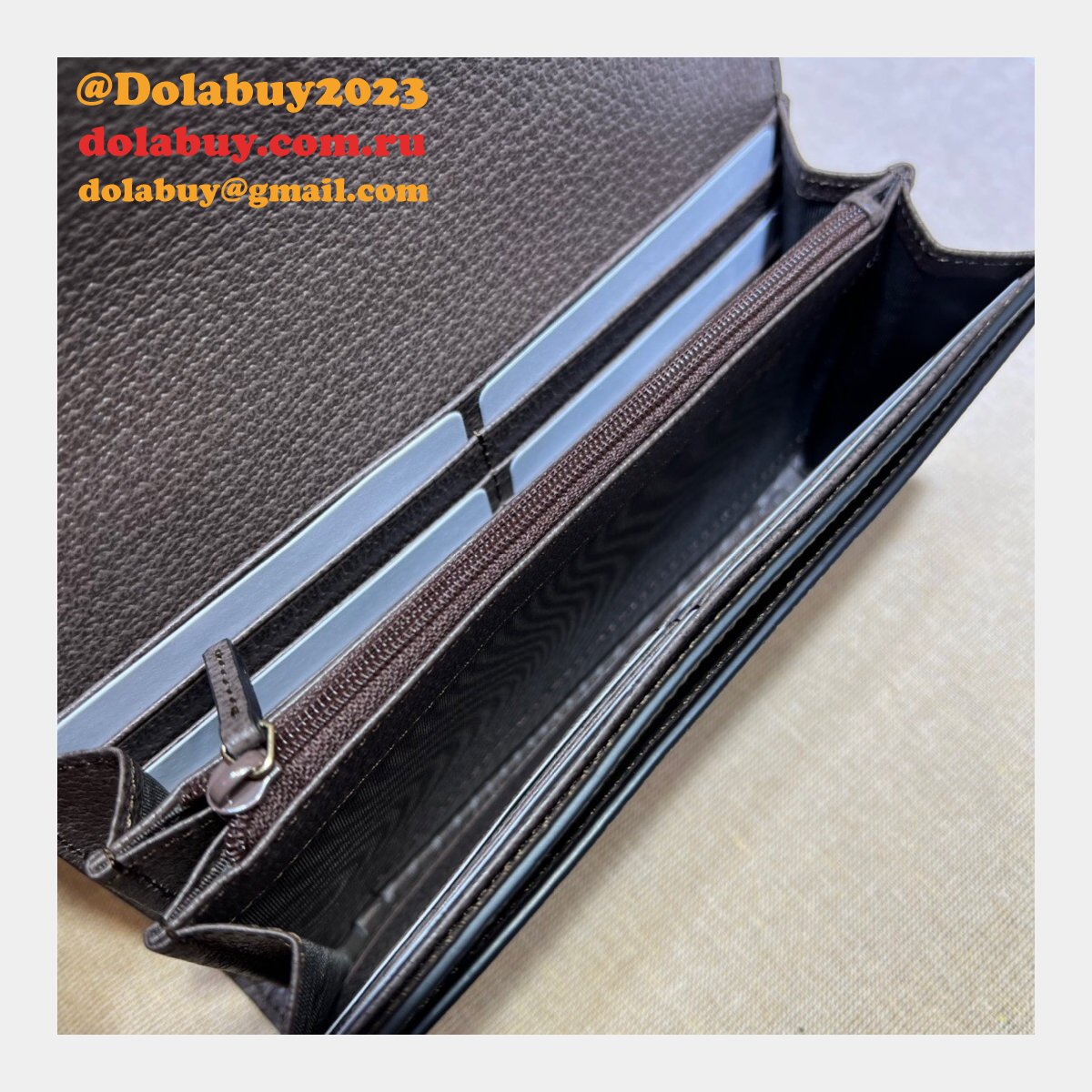 Replica Gucci High Quality GG Supreme Ophidia Continental 523153 Wallet