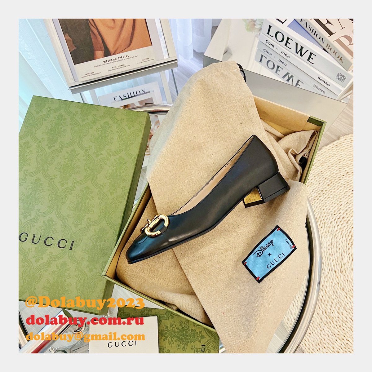 AAA+ Gucci Replica Horsebit Loafers Calfskin shoes