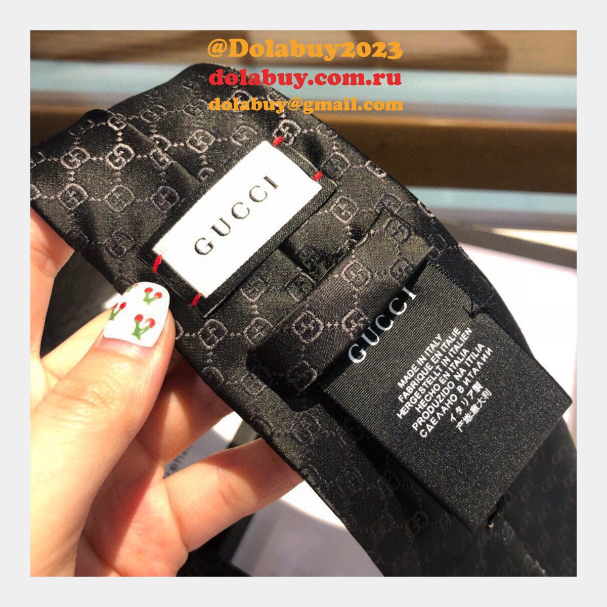 Replica Gucci Ties for Men Round neck