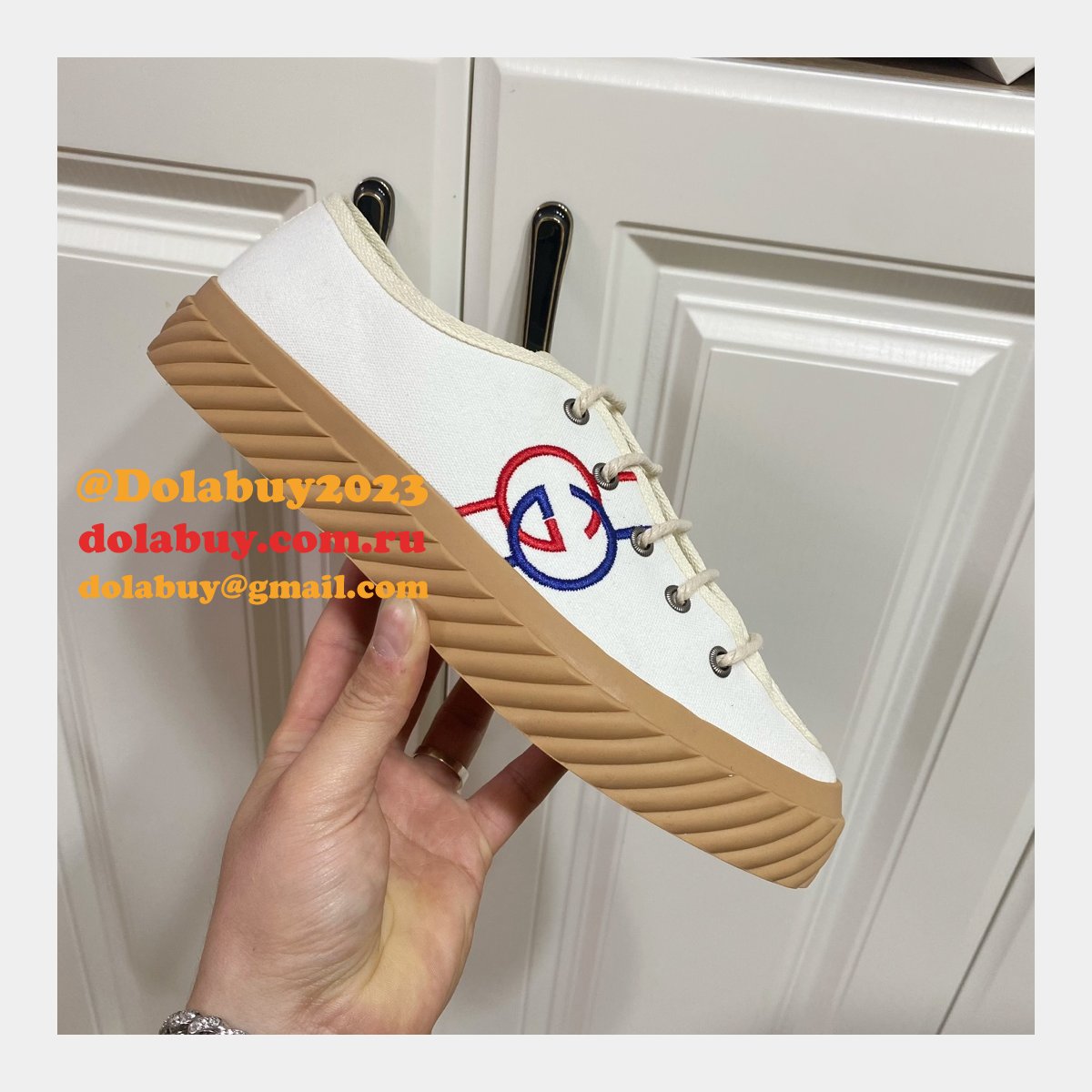 Gucci Shoes Replica Double G Canvas 1:1 Mirror High-Quality