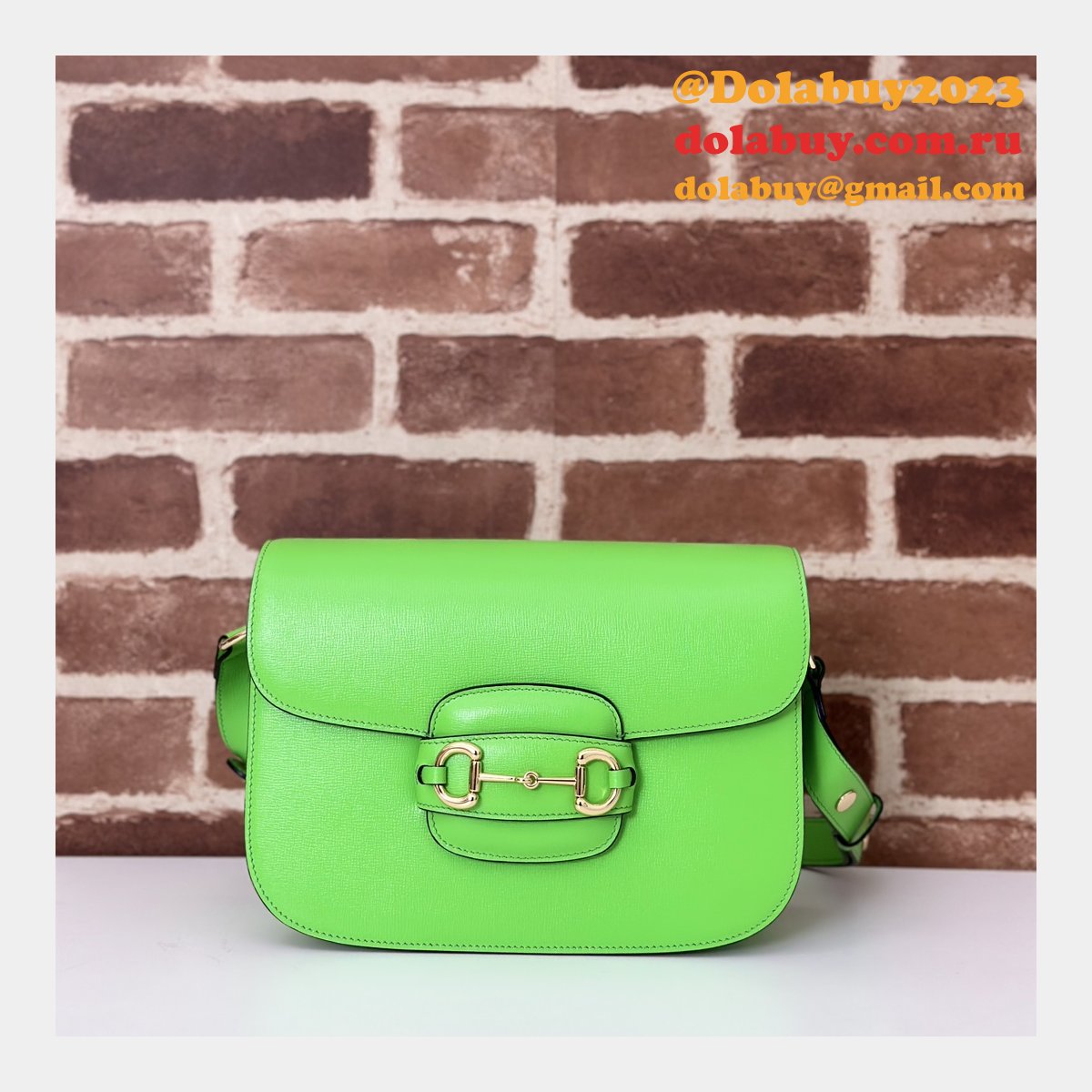 GG Supreme Duplicate Gucci 1955 Horsebit Shoulder 602204 Bag