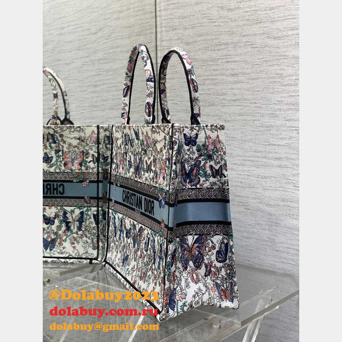 Christian Women''s Designer Copy Dior Book Tote Bags