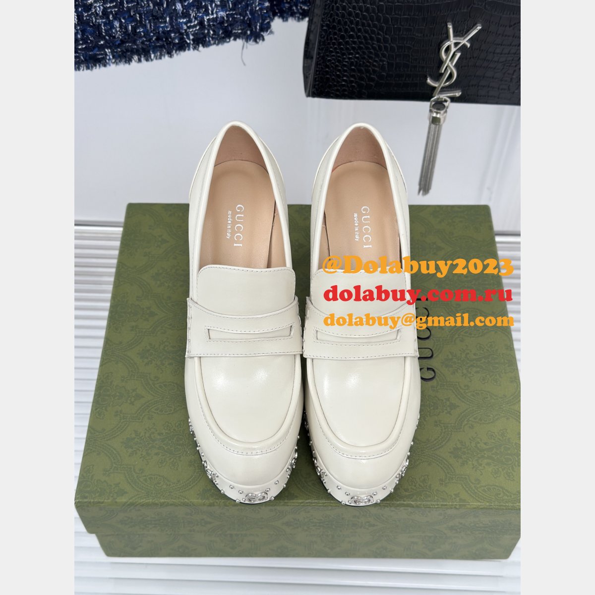 AAA+ Replica GUCCI High Quality SINGLE SHOES