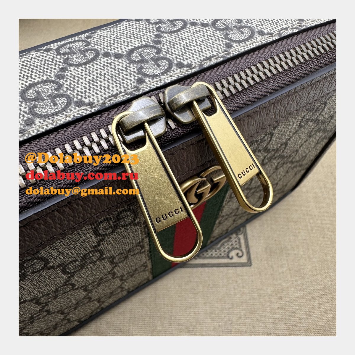 Duplicate Ophidia GG Canvas Gucci 771174 Designer Fake Bag