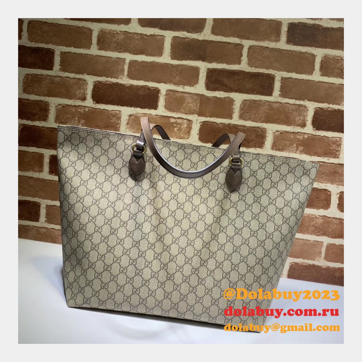 Top Quality Gucci Soft GG Supreme Ophidia Medium Tote 547974