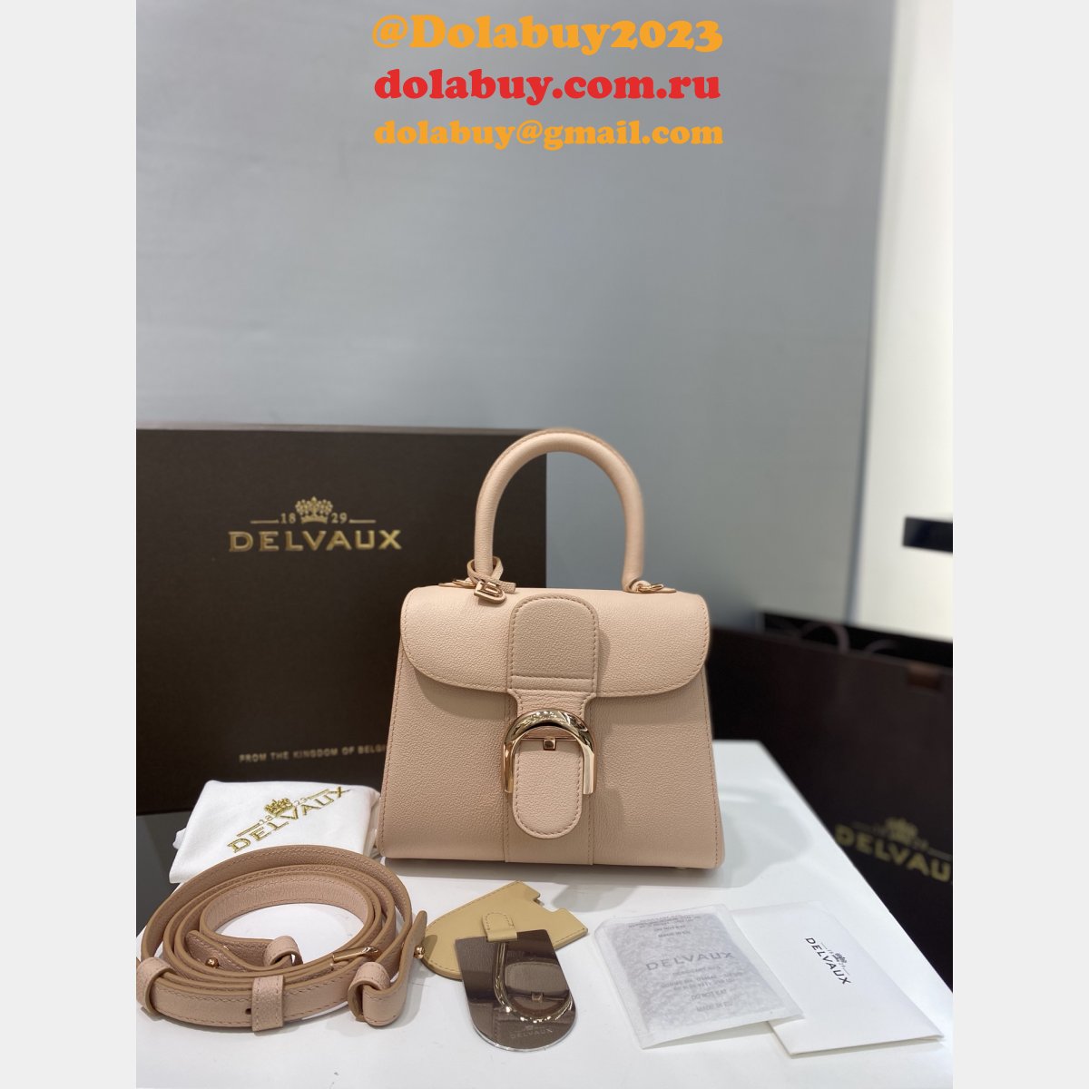 Replica Brillant Luxury Designer Delvaux 99125066 Rodéo Handbags