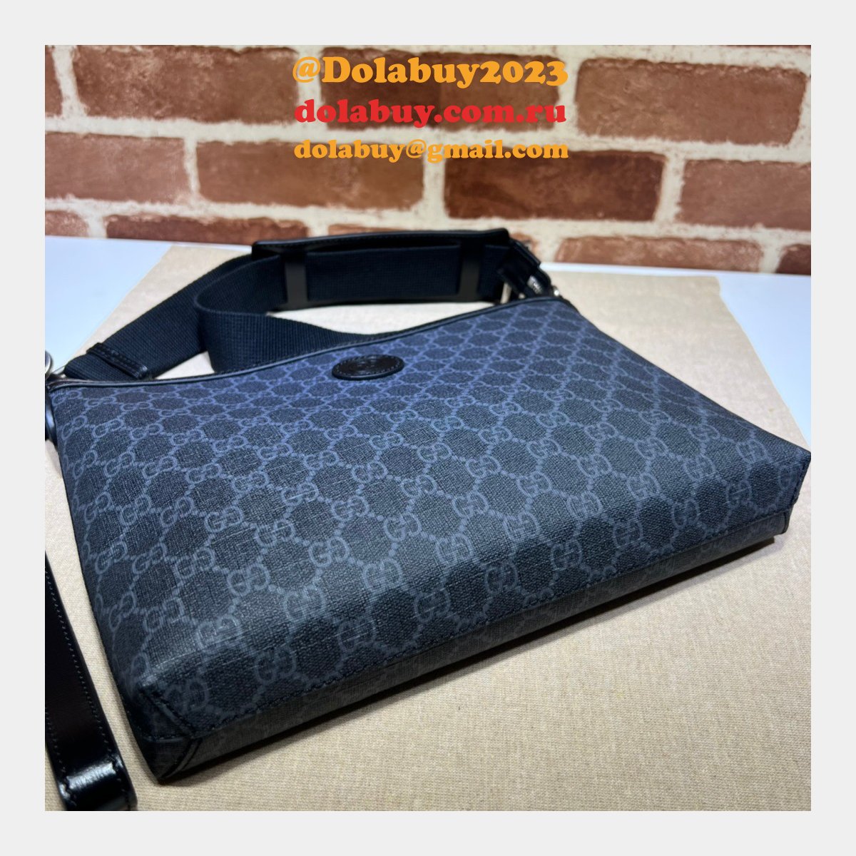Gucci 7 Star 726833 Messenger Interlocking G Replicas Bag