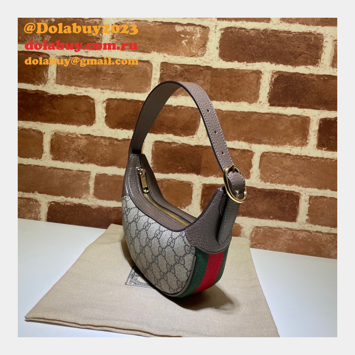 Designer AAA Gucci 658551 Ophidia GG mini bag in GG Supreme
