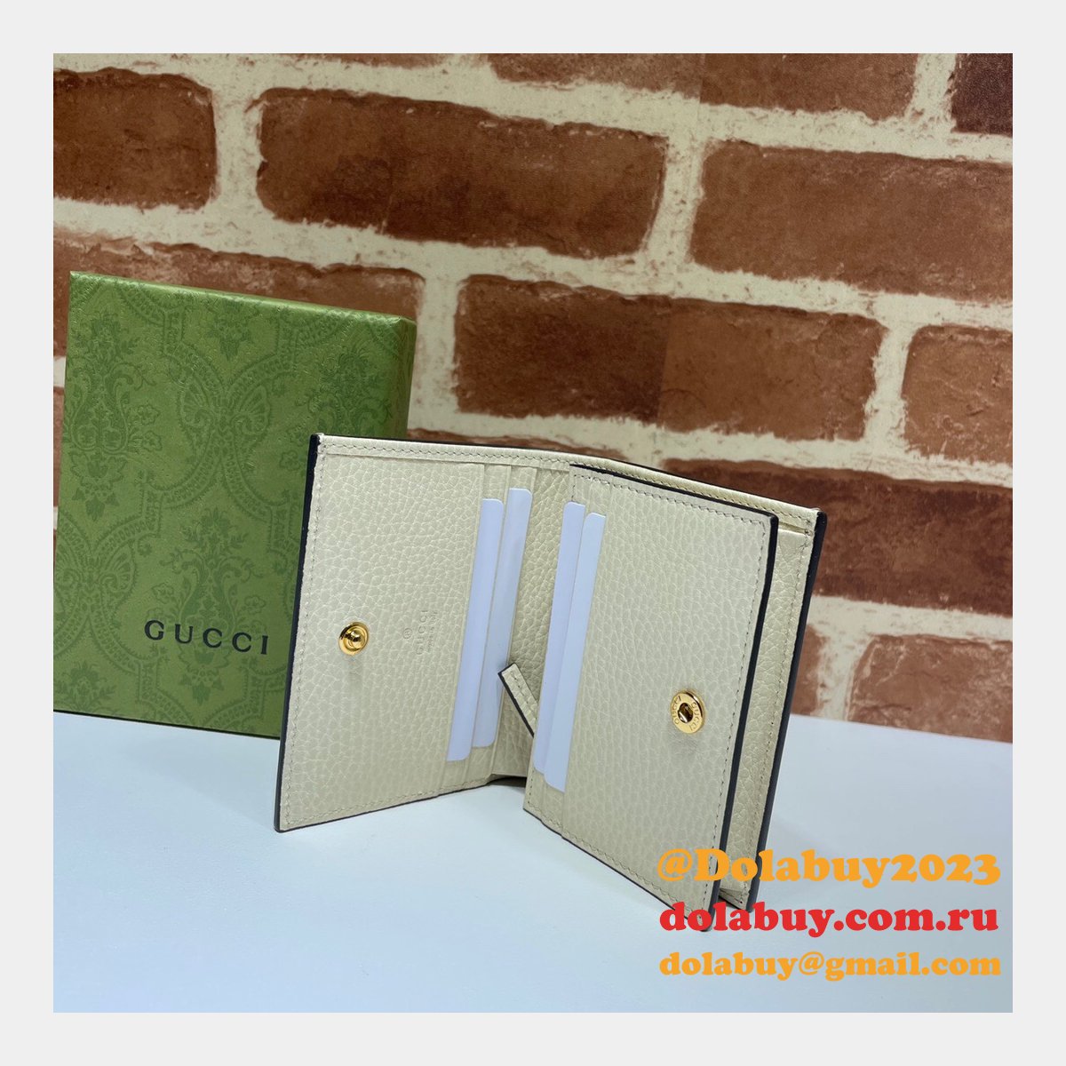 Gucci Replica Wallets Shop 658610 GG Marmont card case wallet