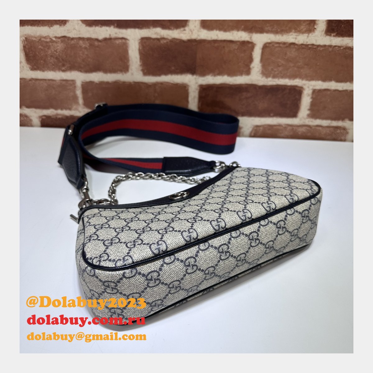 High Quality Duplicate Ophidia Crossbody GG Small 735132 Gucci Handbag