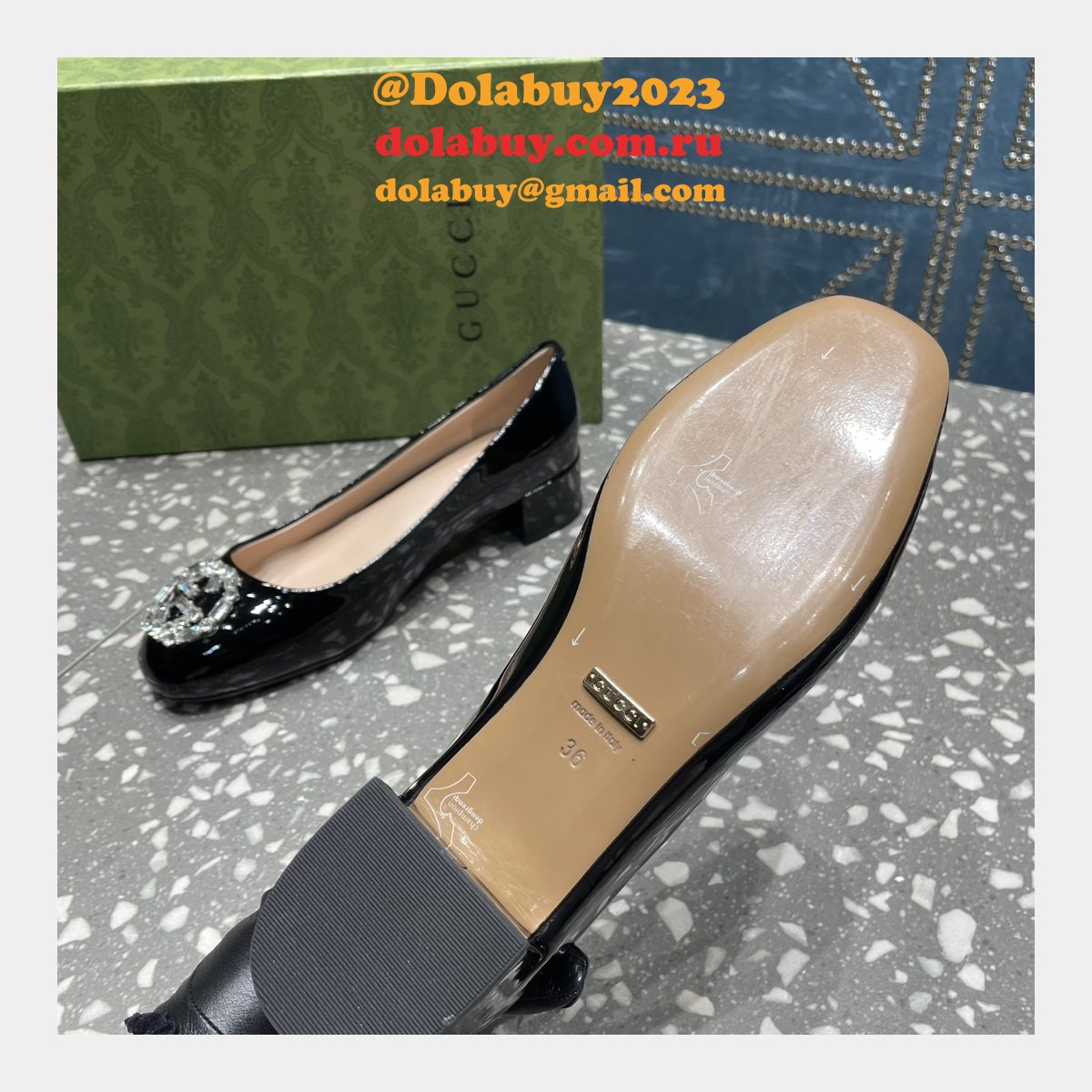 Luxury 1:1 Gucci Classic For Women Replica Shoes