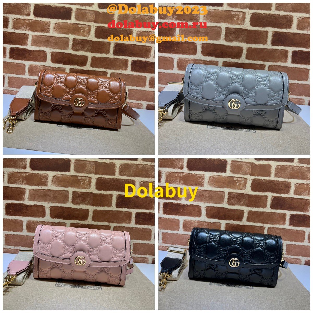 Gucci Design 724529 GG Matelasse Replica Top Bag