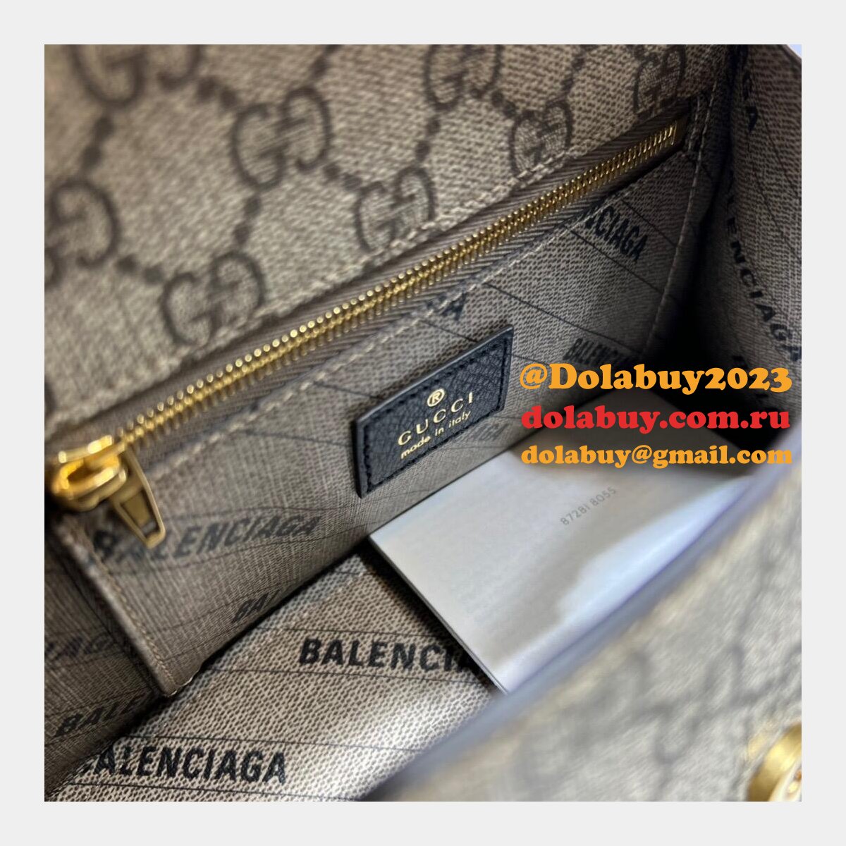 Gucci x Balenciaga Top Quality 658575 Replica Hourglass Small Top Handle Bag