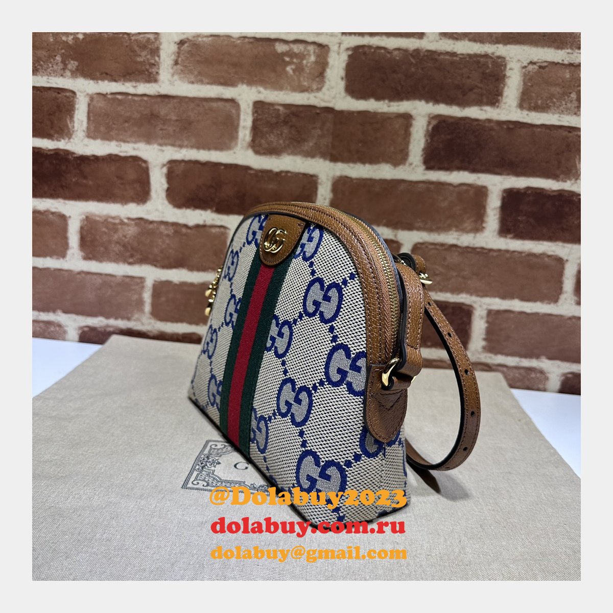 GG Supreme Ophidia Gucci Copy 499621 Top Shoulder Bag