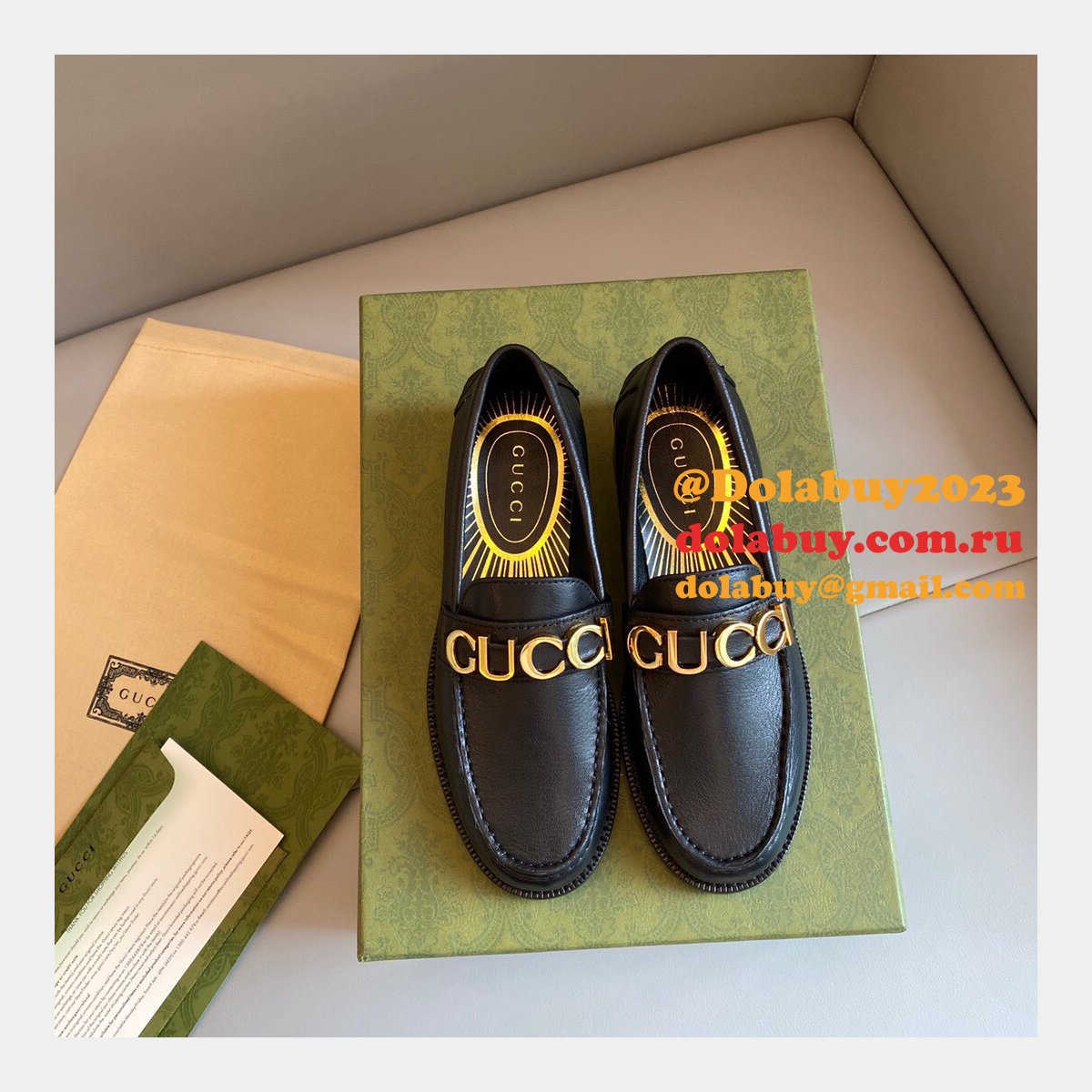 Luxury Gucci New Top Quality Loafers Replica Shoes