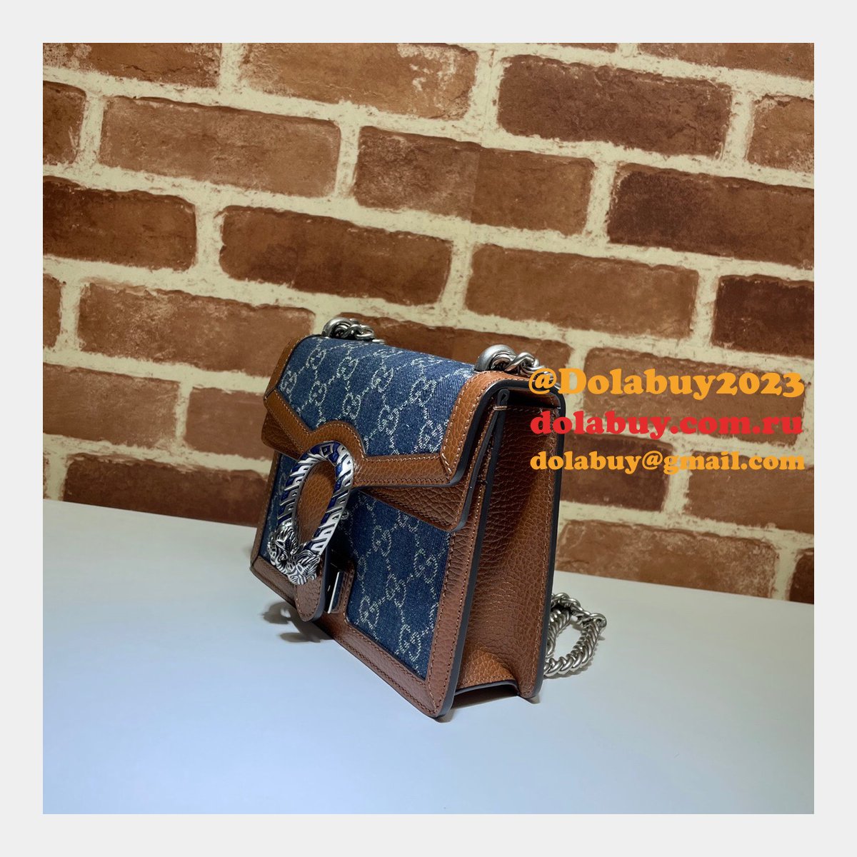Gucci Outelet Dionysus GG Supreme mini 421970 replcia bag