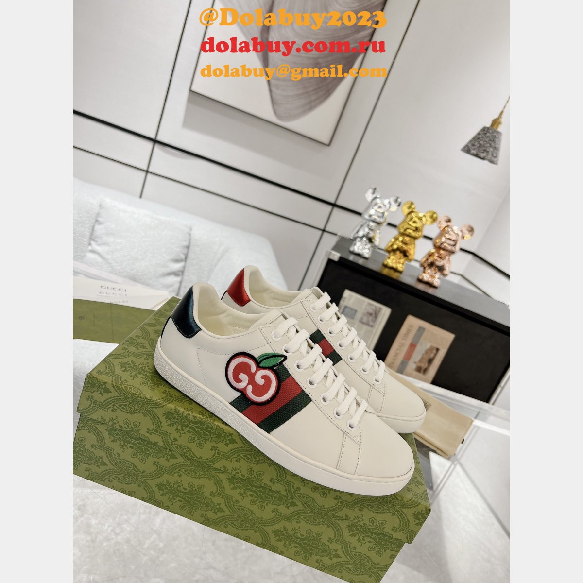 Replica Best Quality Ace Gucci Sneakers UK Shoes
