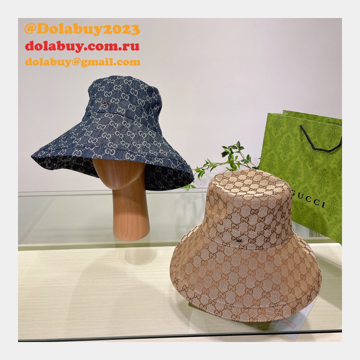 Gucci Replica New pleated brim AAA+ hat