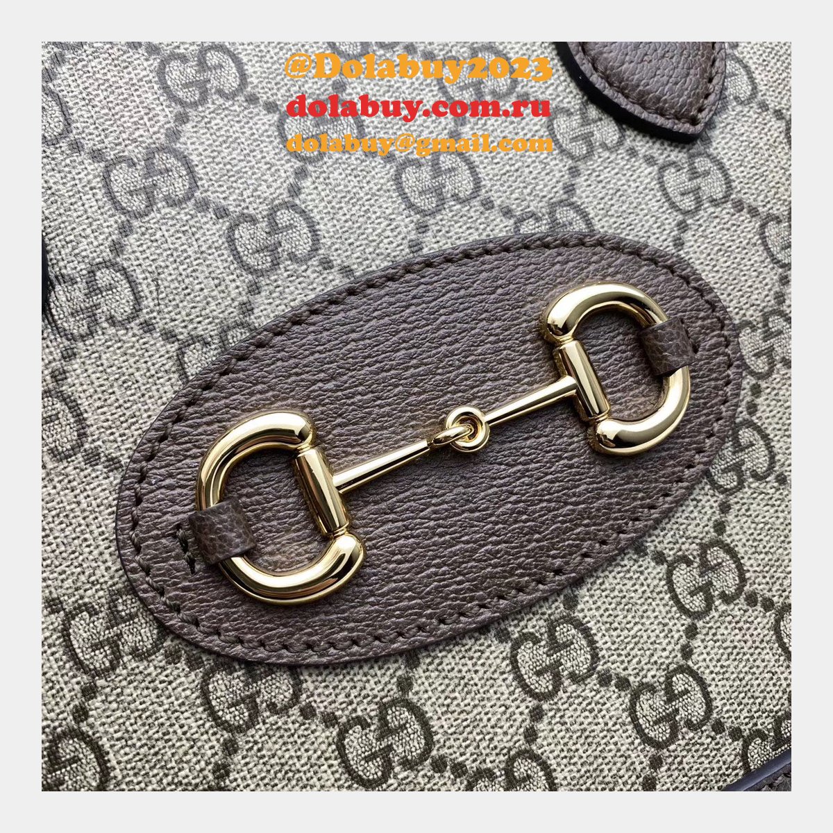 Designer Gucci Replica 1955 Horsebit small top handle 621220 bag