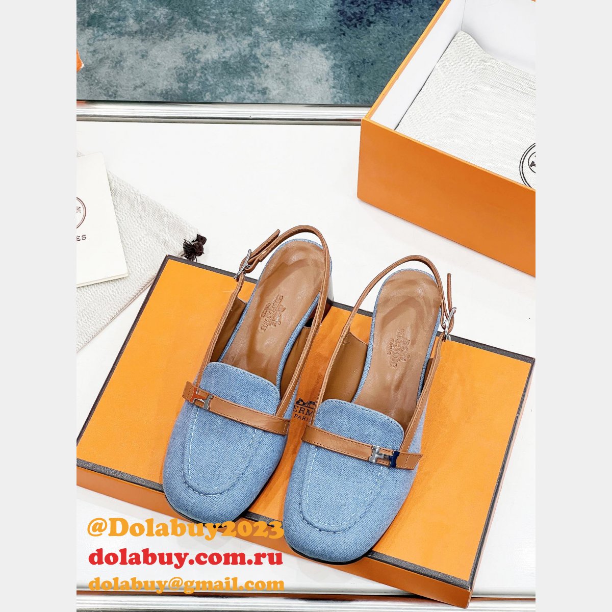 Designer Infinie Pump Hermes Knockoff Sandals Shoes