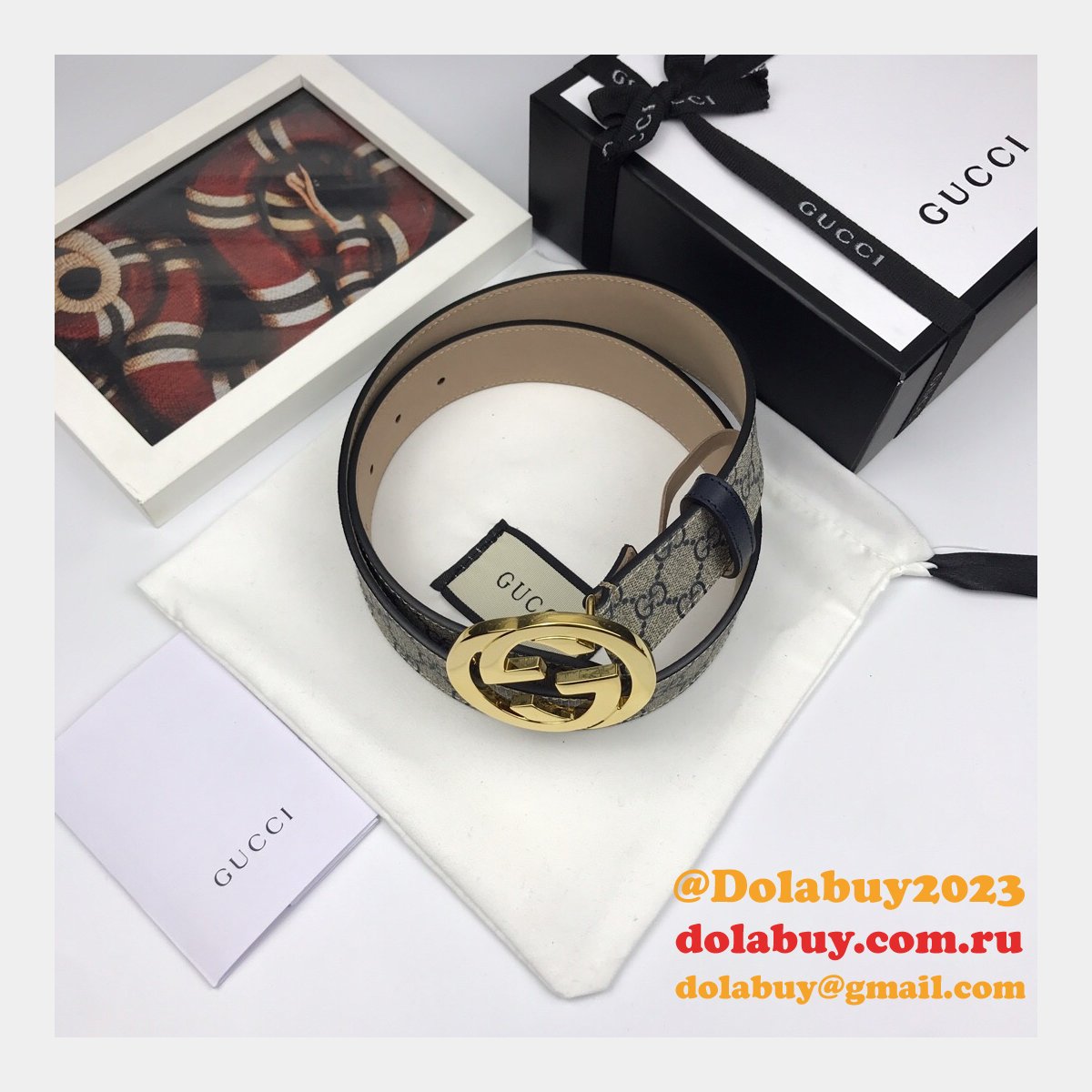 Gucci Belt With Double G Buckle 38mm Cheap