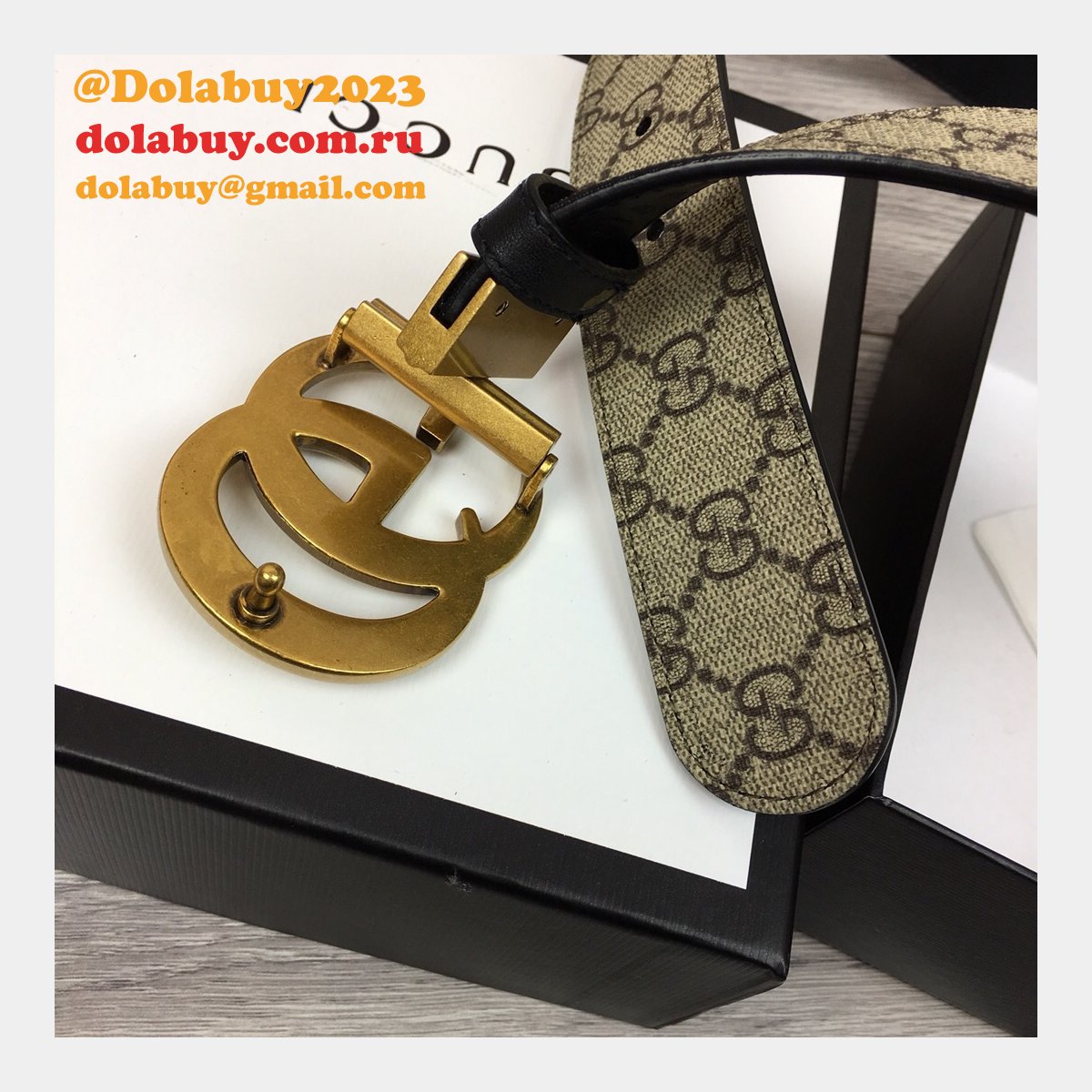Gucci Belt With Double G Buckle 38mm Fashion