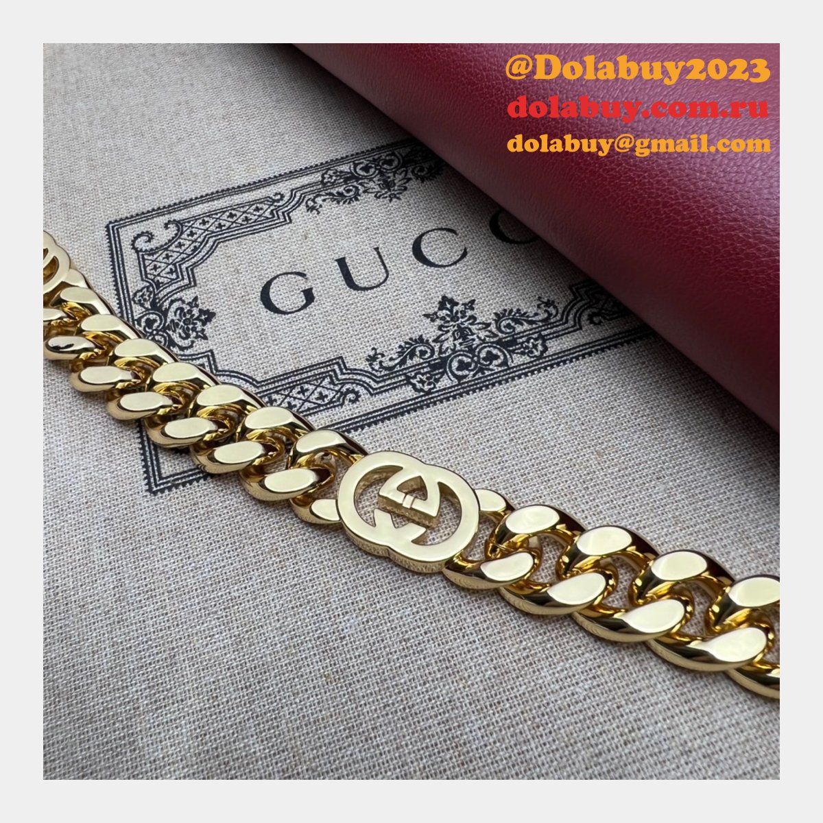 Luxury Gucci Wholesale Blondie shoulder 699268 fake bag