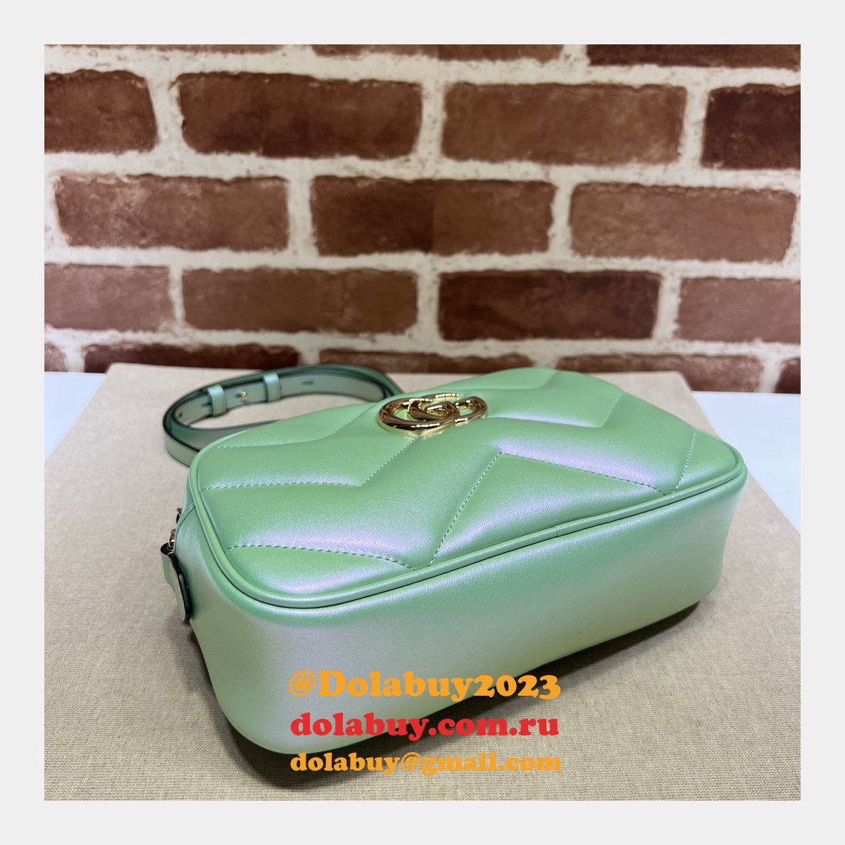 Gucci Replica GG Marmont 447632 Matelassé Shoulder Bag