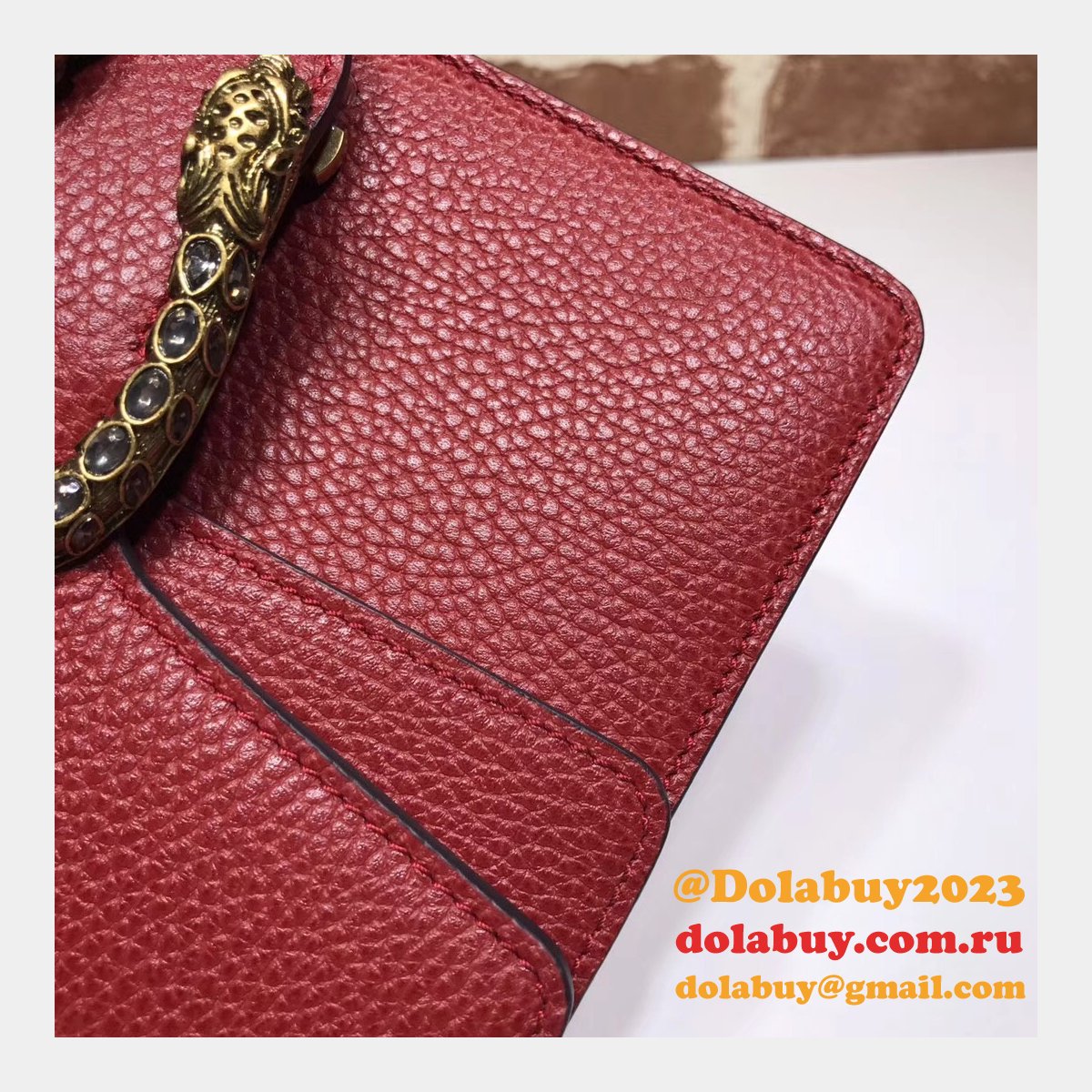 7 Star Gucci Replica Dionysus leather mini 421970 bag