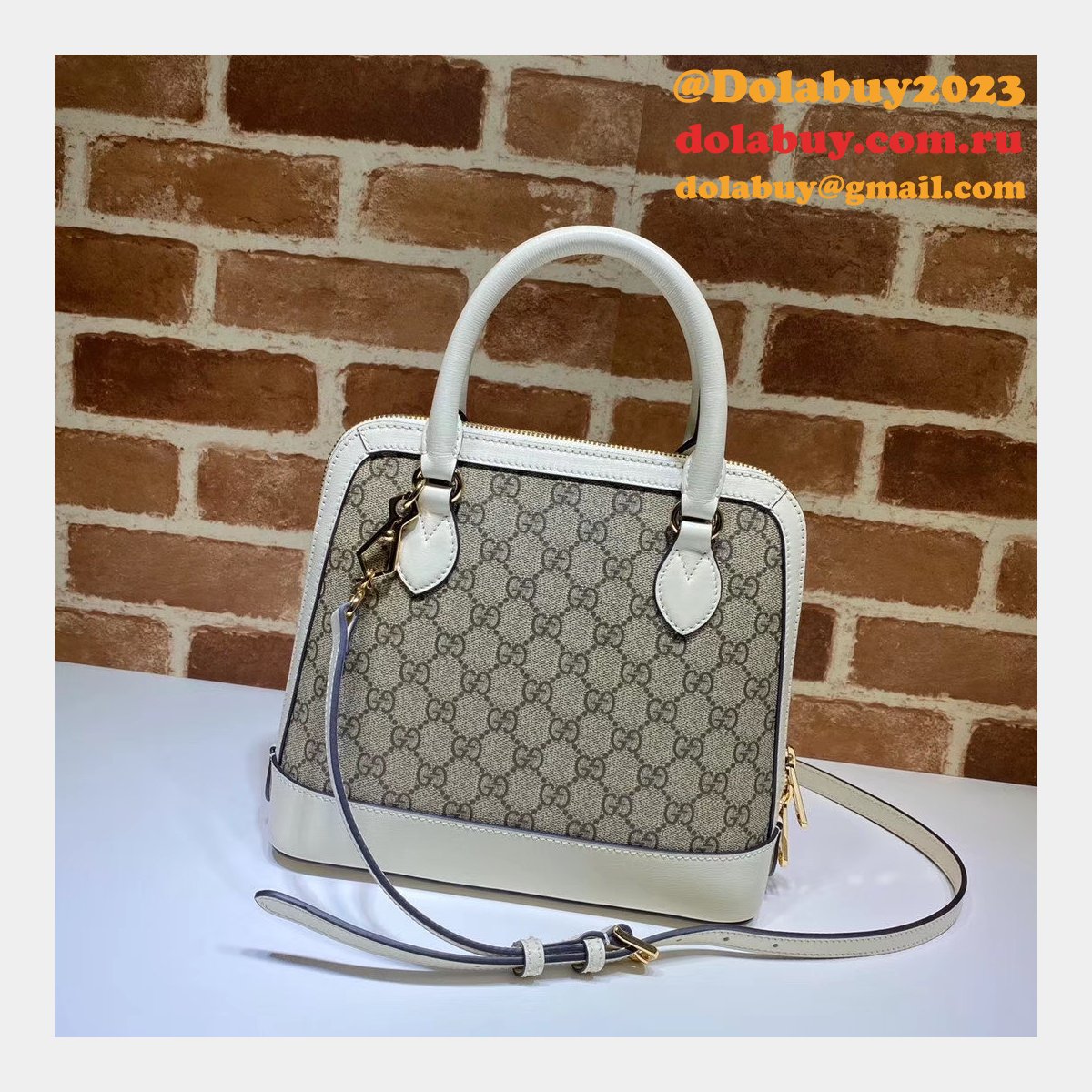 Designer Gucci Replica 1955 Horsebit small top handle 621220 bag