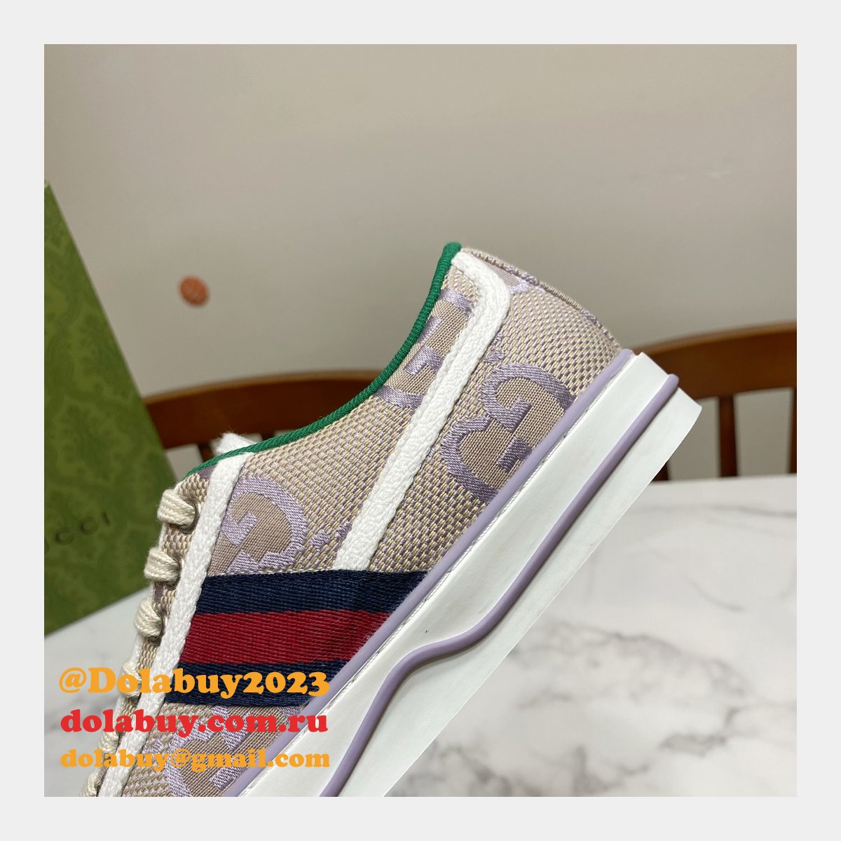 Buy Inspired Replica Gucci Canvas Designer Shoes