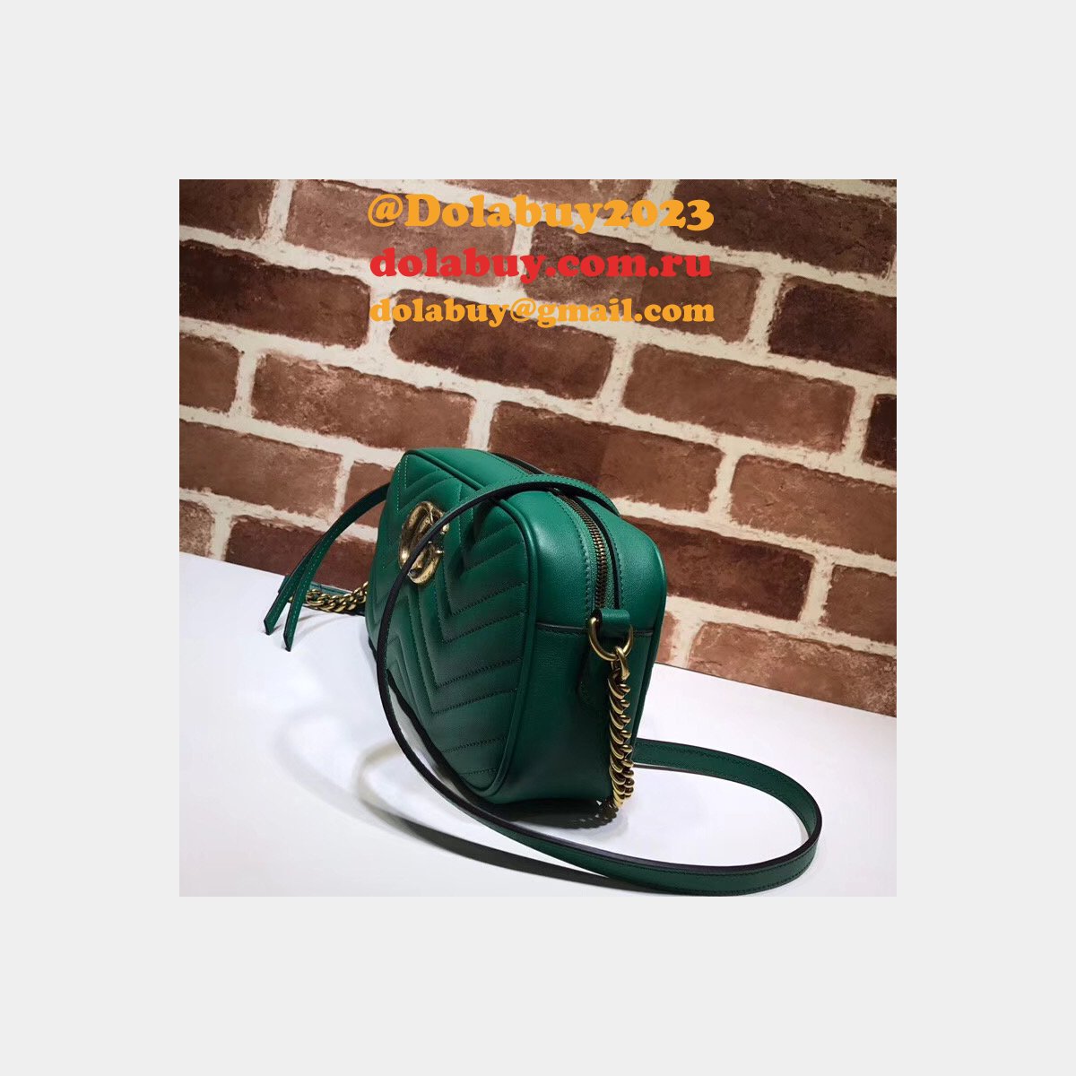 Luxury Gucci Fake 447632 Gg Marmont Crossbody Bags for Women