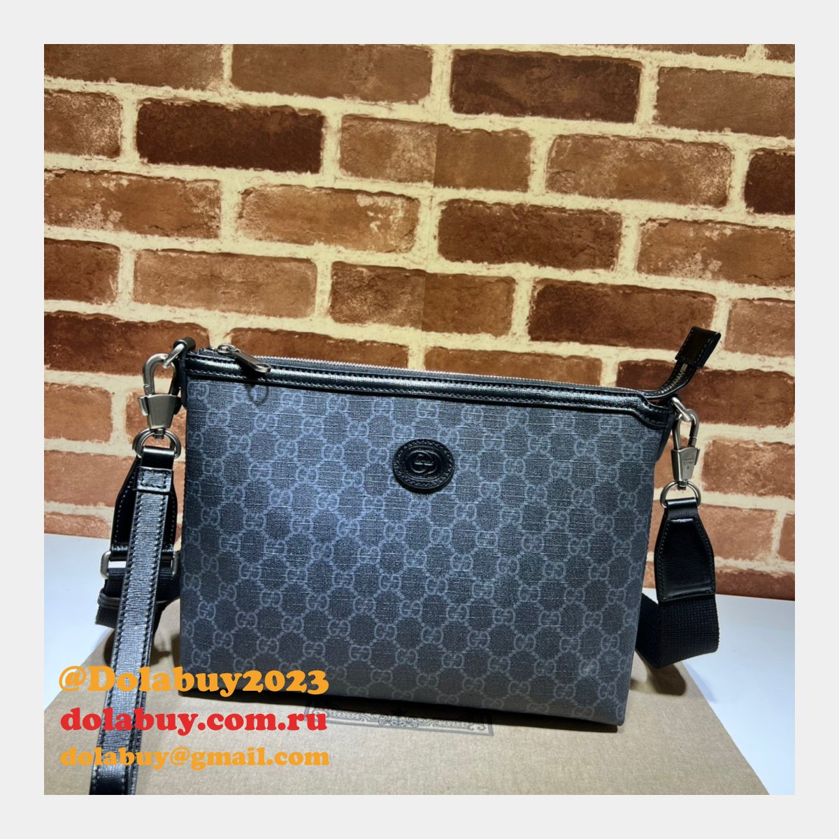 Gucci 7 Star 726833 Messenger Interlocking G Replicas Bag
