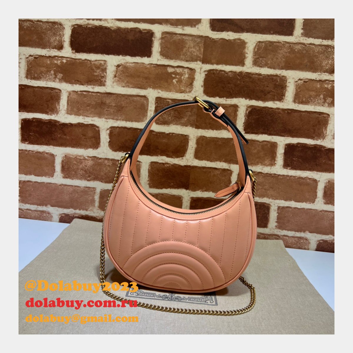 Gucci AAA+ GG Marmont half-moon-shaped 699514 Fashion bag